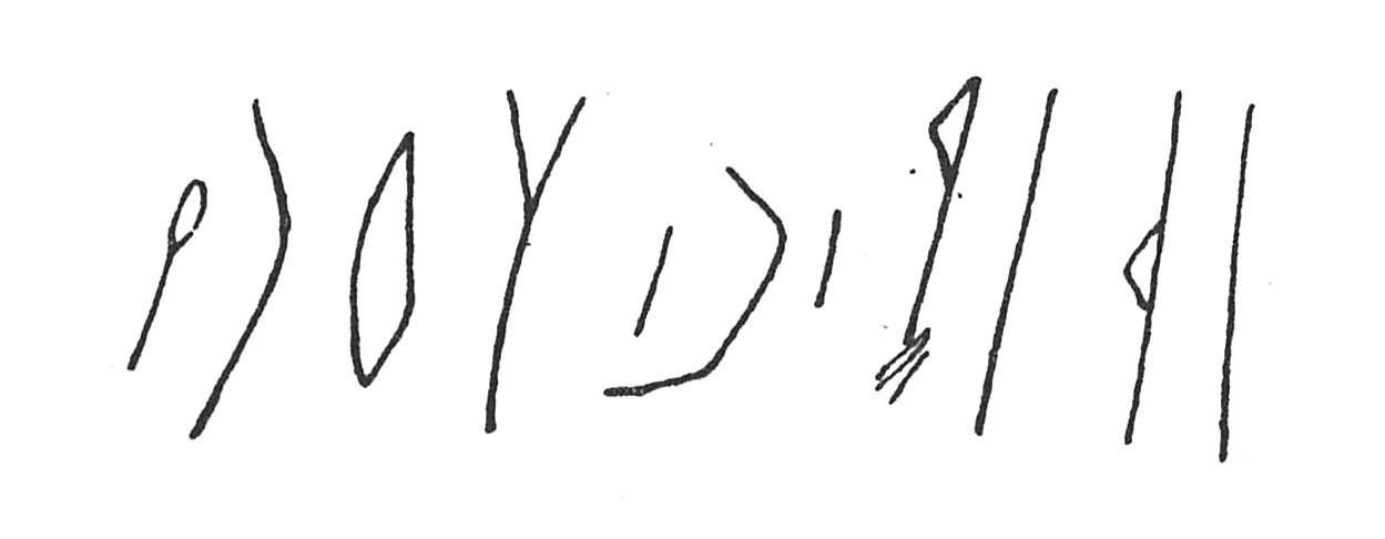 inscription of siglum C 3304