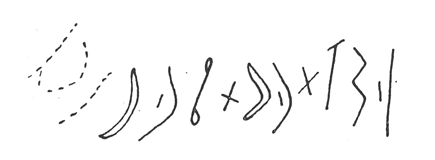 inscription of siglum C 3305