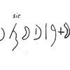 inscription of siglum C 3305