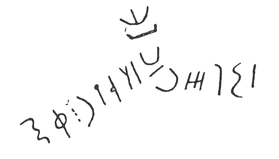 inscription of siglum C 3307