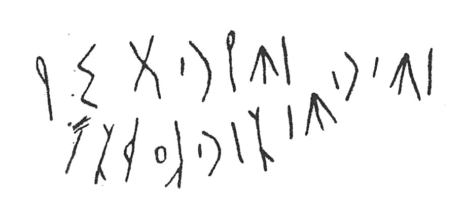 inscription of siglum C 3311 bis