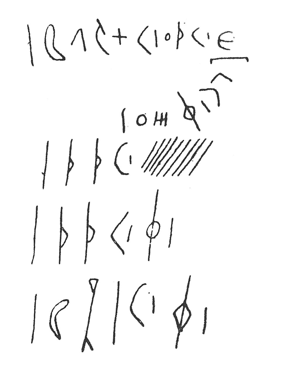 inscription of siglum C 3316