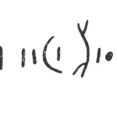 inscription of siglum C 3322