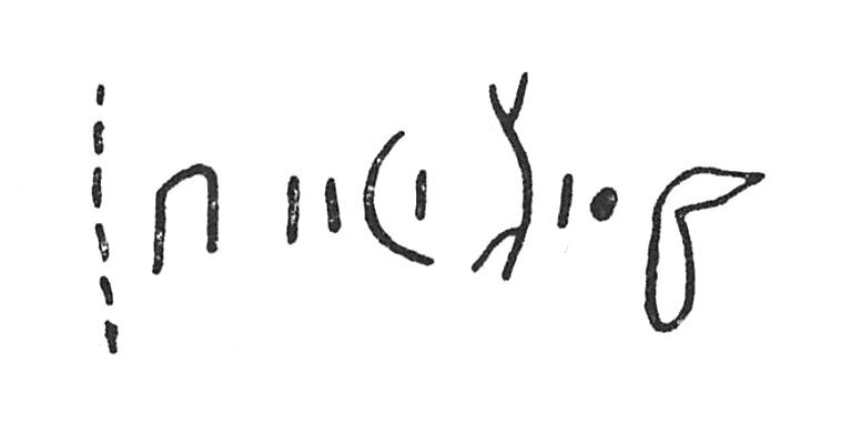 inscription of siglum C 3322