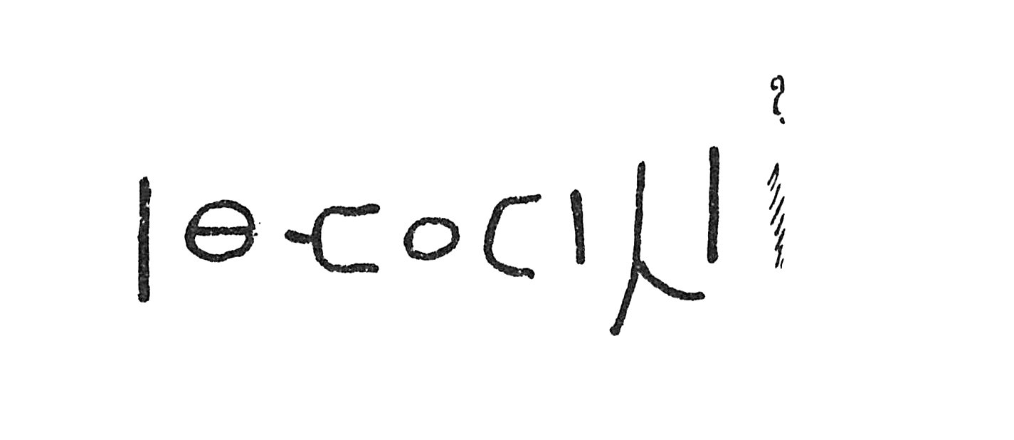 inscription of siglum C 3334