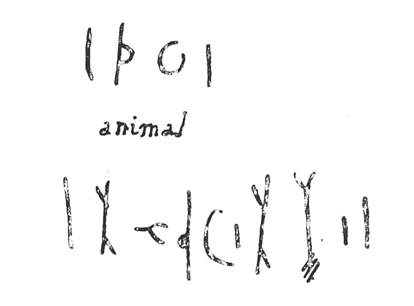 inscription of siglum C 3336
