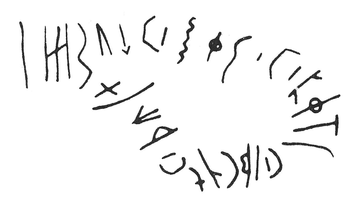 inscription of siglum C 334