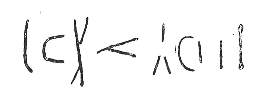 inscription of siglum C 3352