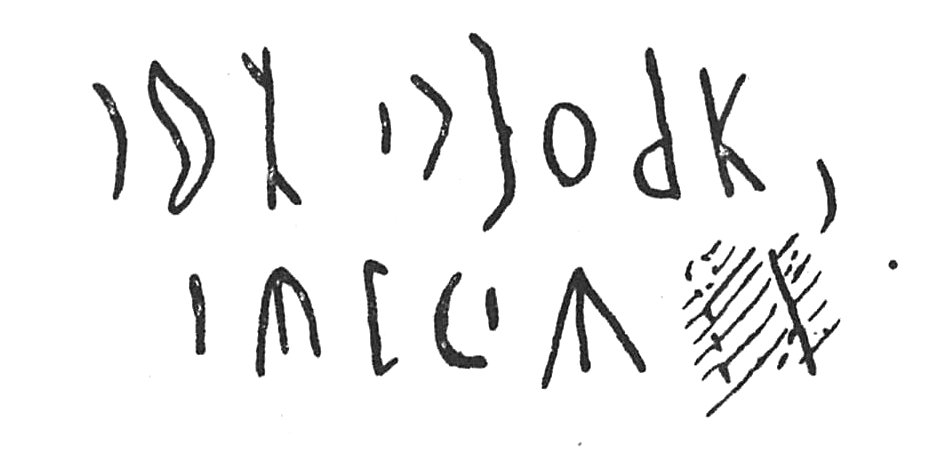 inscription of siglum C 3372