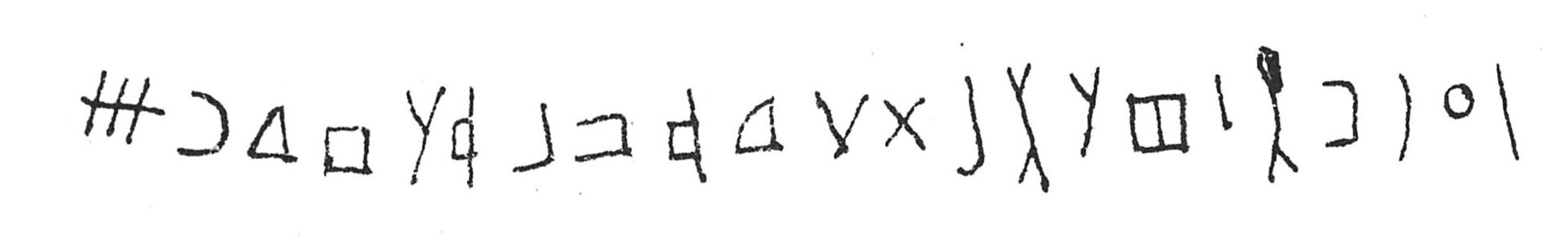 inscription of siglum C 3386