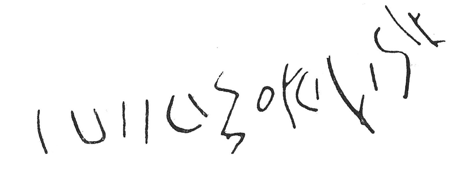 inscription of siglum C 340