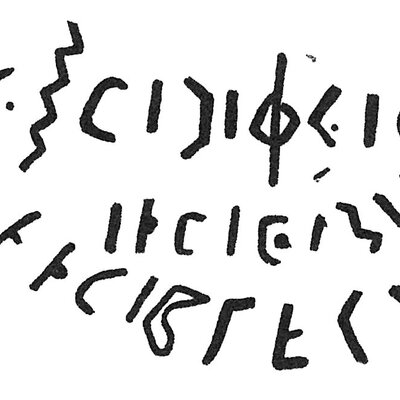 inscription of siglum C 3400