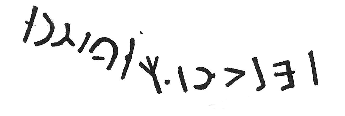 inscription of siglum C 3402