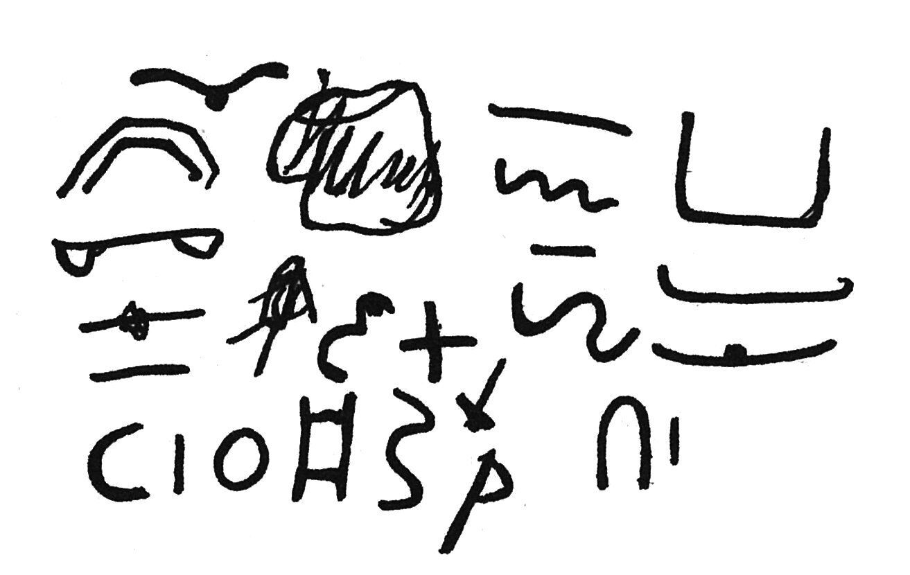 inscription of siglum C 3434