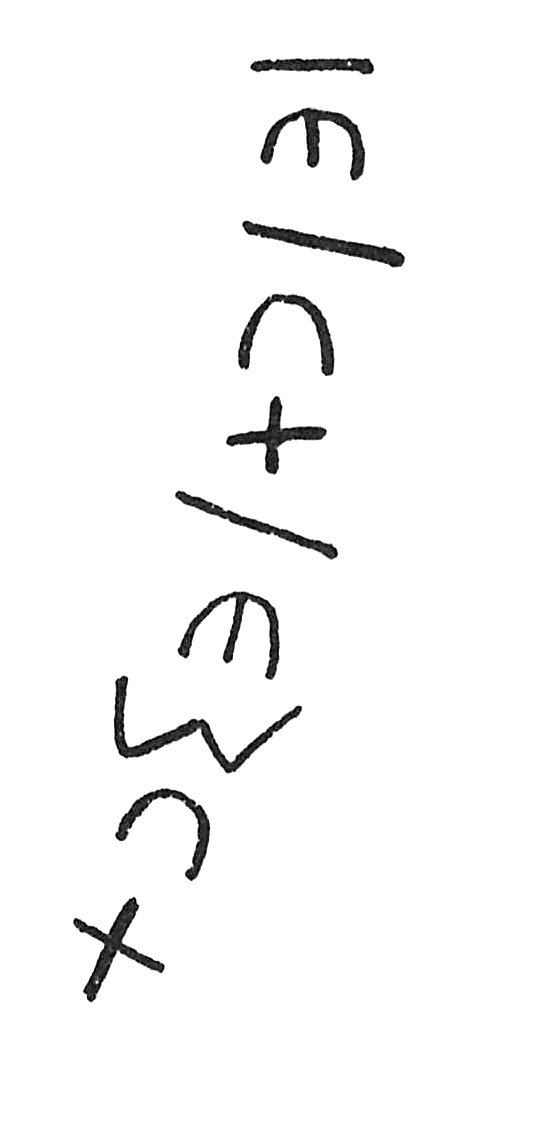 inscription of siglum C 3466