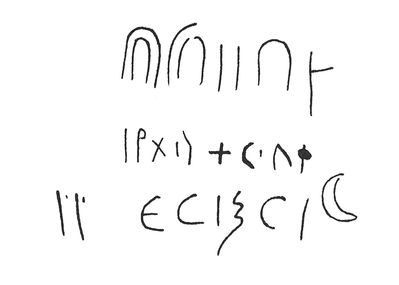 inscription of siglum C 350