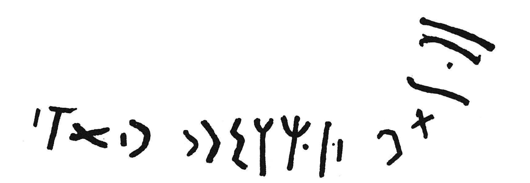 inscription of siglum C 3506
