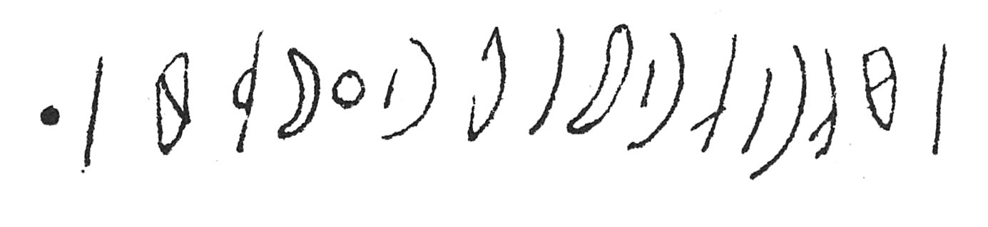 inscription of siglum C 3526