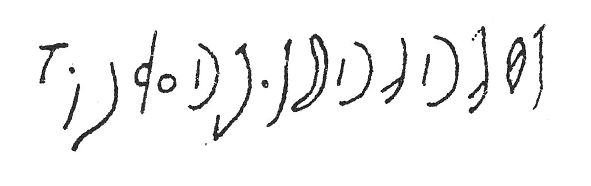 inscription of siglum C 3528