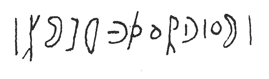 inscription of siglum C 3533