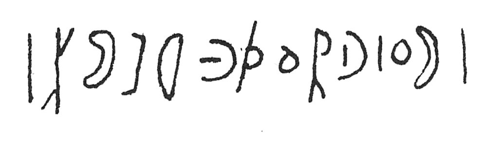inscription of siglum C 3533