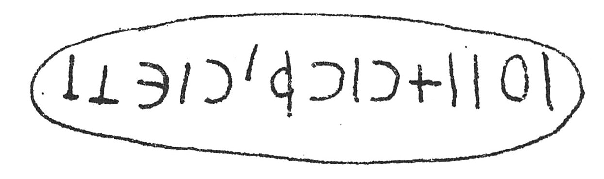 inscription of siglum C 3539