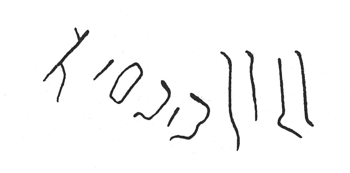 inscription of siglum C 354