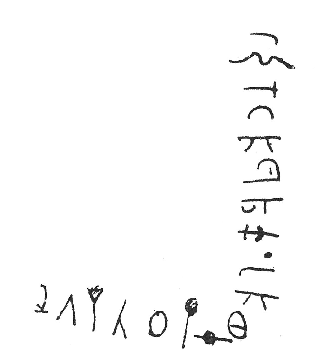 inscription of siglum C 3541