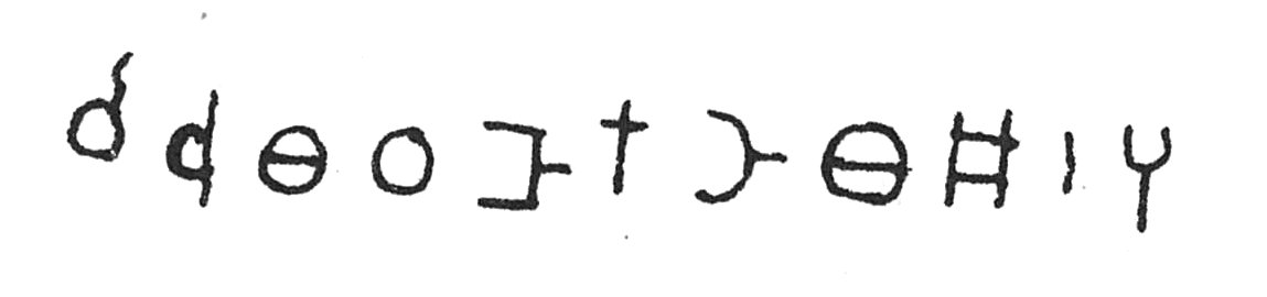 inscription of siglum C 3558