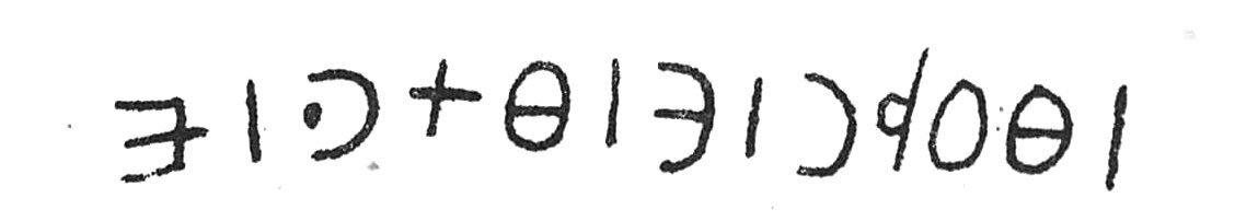 inscription of siglum C 3567