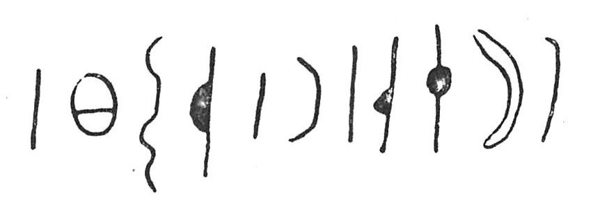 inscription of siglum C 3587