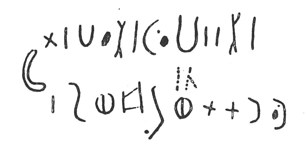 inscription of siglum C 3598
