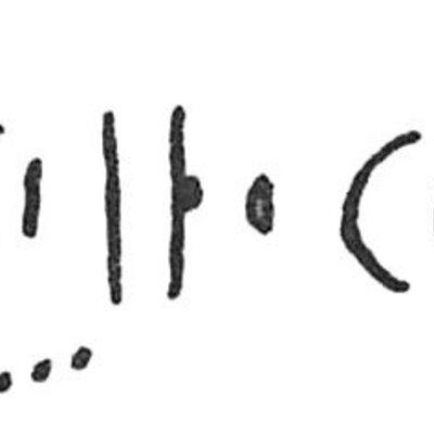 inscription of siglum C 3606