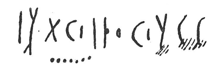 inscription of siglum C 3606
