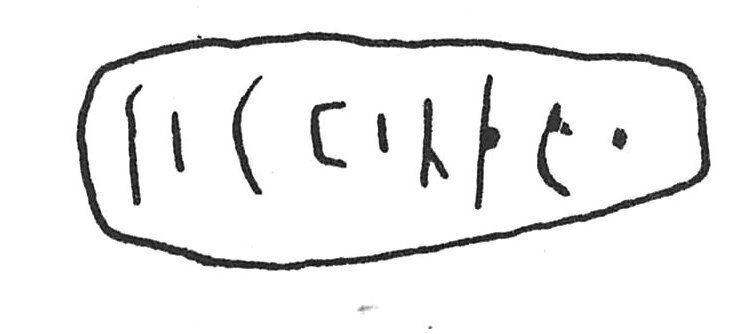 inscription of siglum C 3612