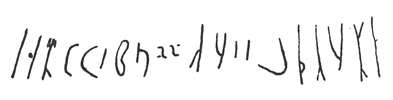 inscription of siglum C 3614