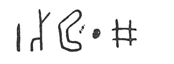 inscription of siglum C 3616