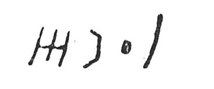 inscription of siglum C 3617