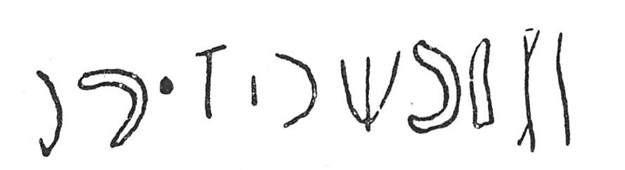 inscription of siglum C 3619