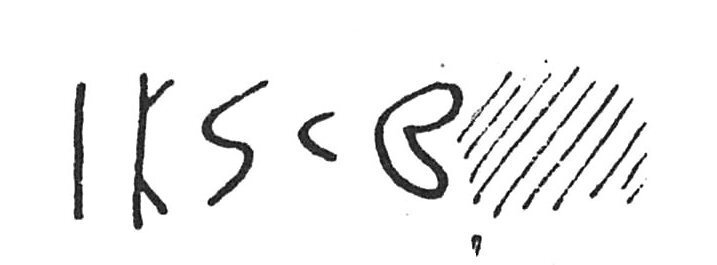 inscription of siglum C 3623