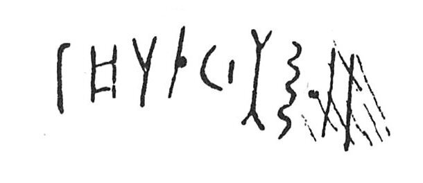 inscription of siglum C 3626