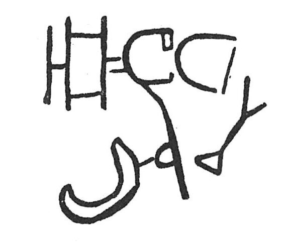 inscription of siglum C 3627