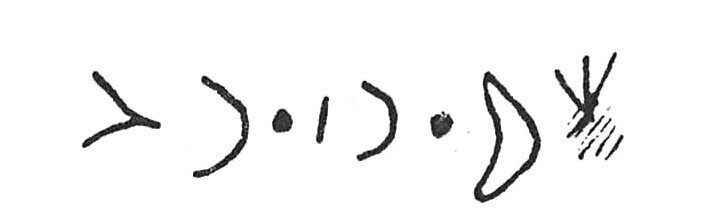 inscription of siglum C 3628
