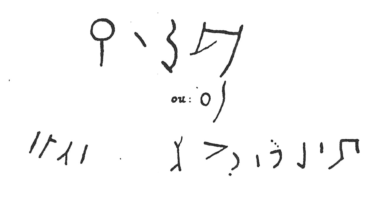 inscription of siglum C 364