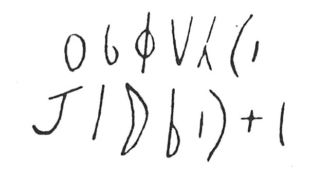 inscription of siglum C 3644