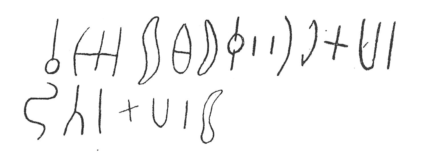 inscription of siglum C 3658