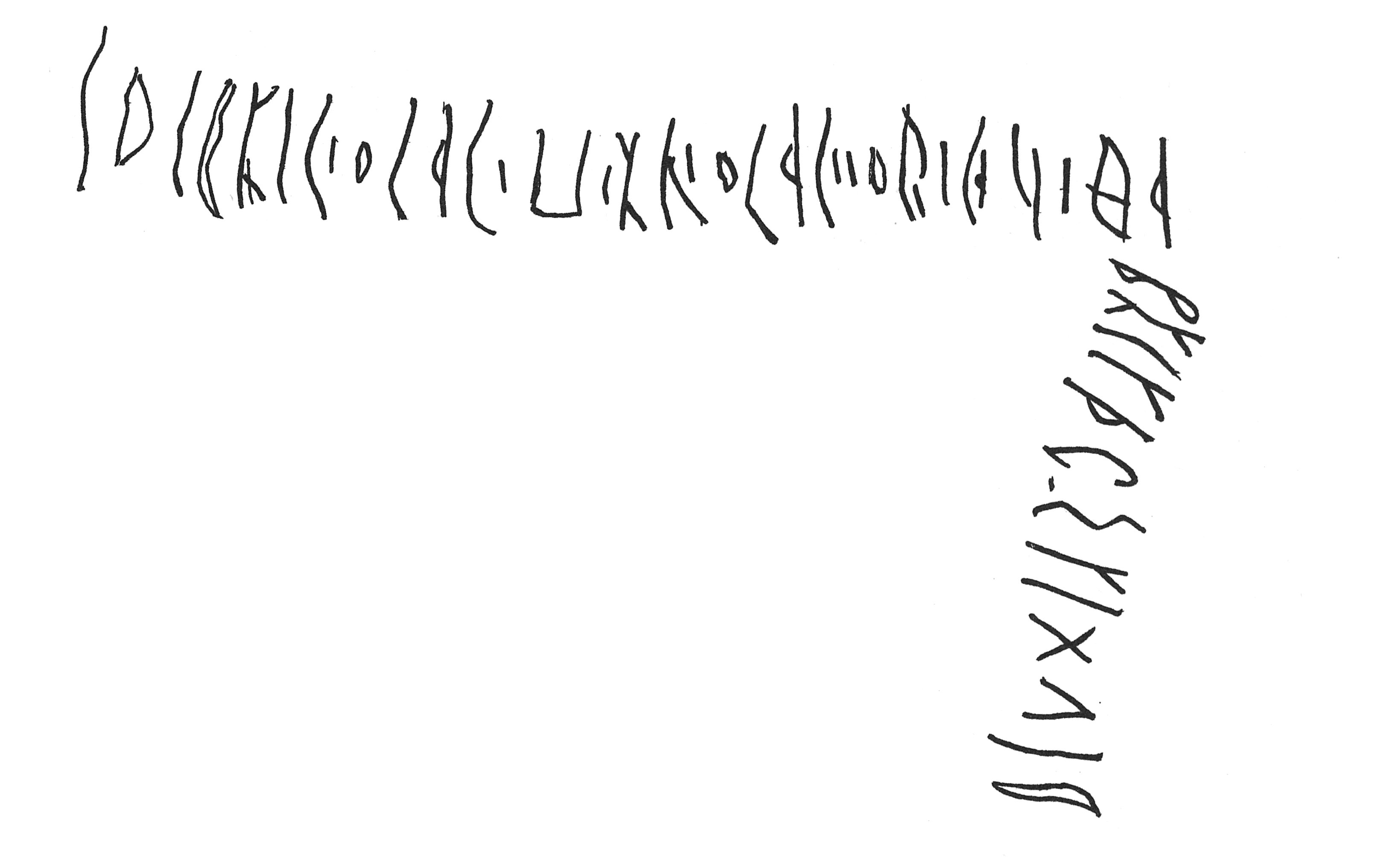 inscription of siglum C 3665