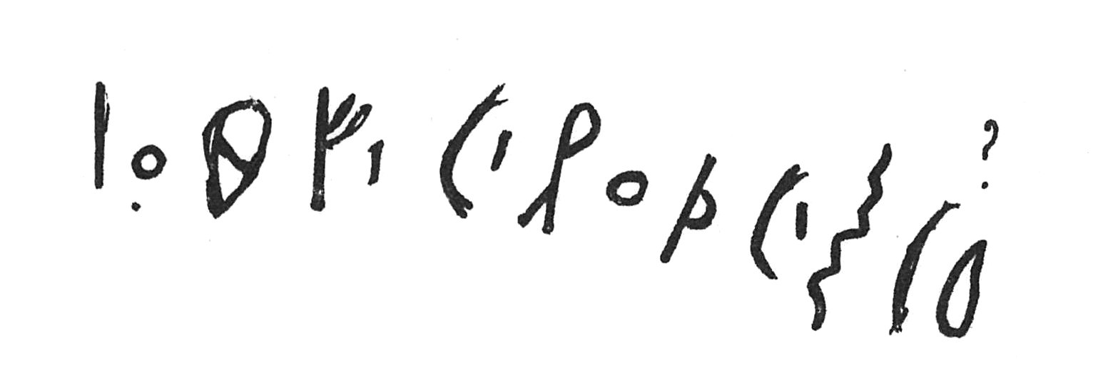 inscription of siglum C 3670