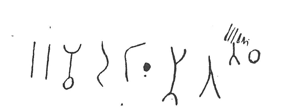 inscription of siglum C 3697