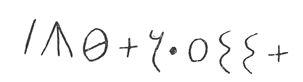 inscription of siglum C 3701